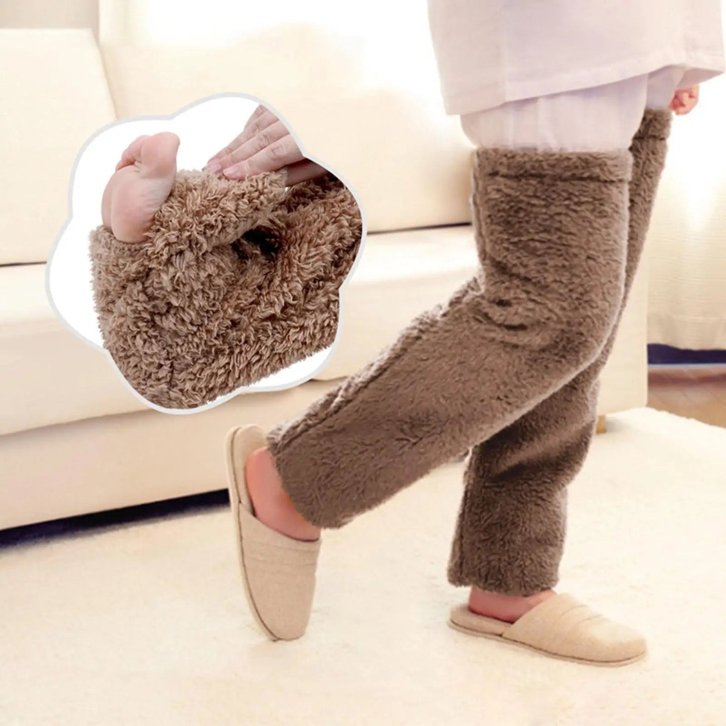 Fuzzy Thigh High Warm Winter Socks