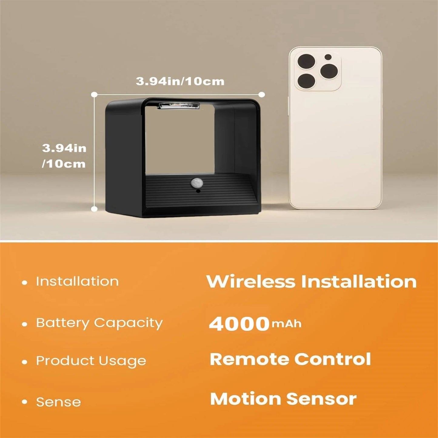 Indoor Wall Light Motion Sensor Remote