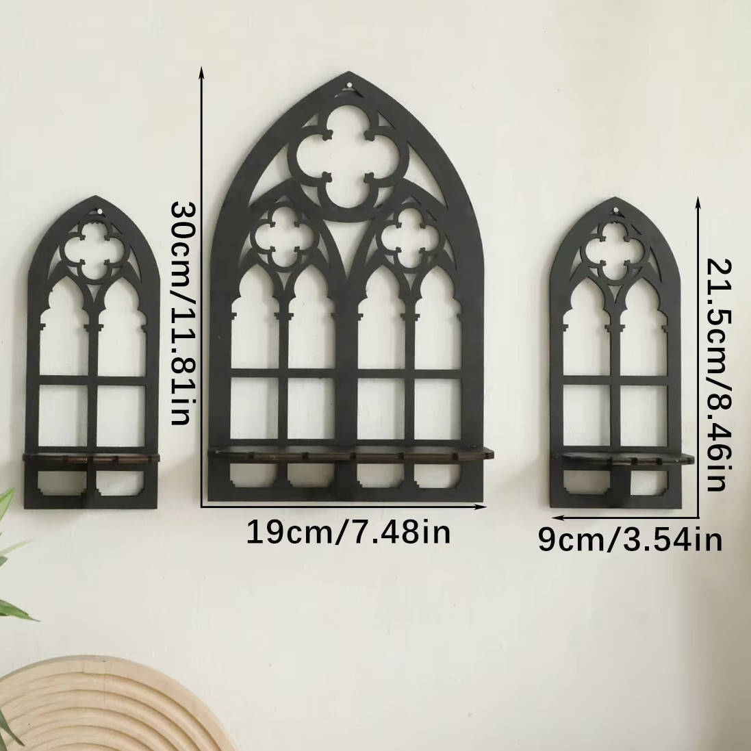 Gothic Wall Decor Set of 3 Dark Art Prints