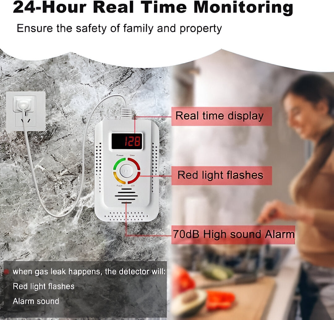 Plug-In Home Gas & CO Safety Detector
