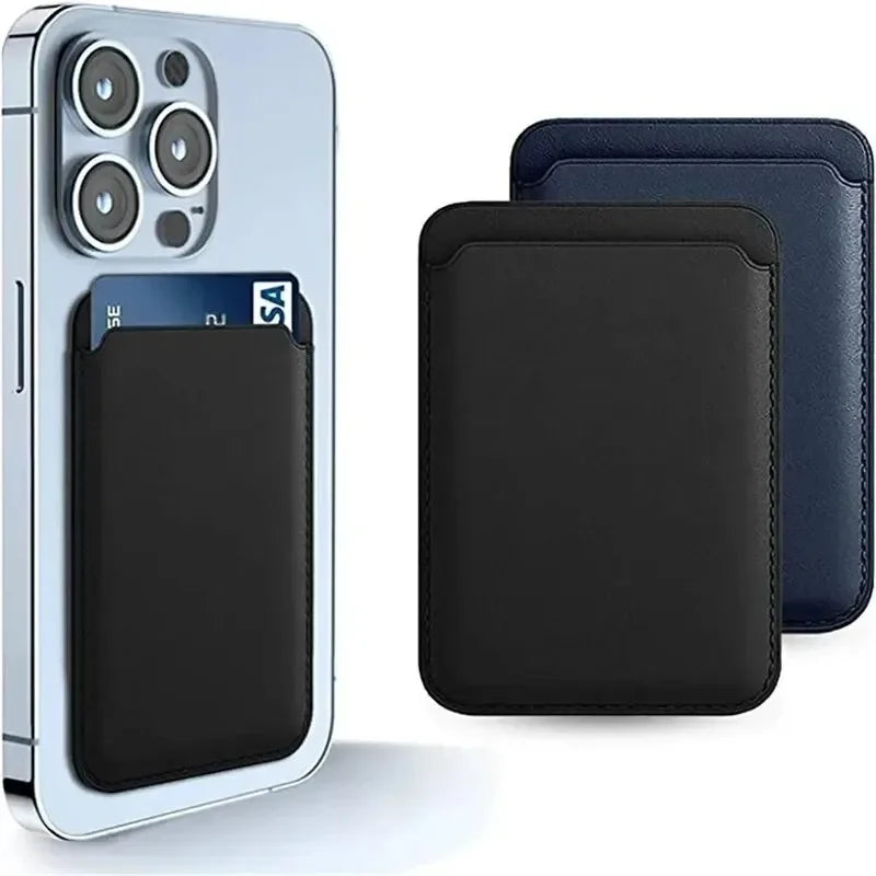 Magnetic Leather Card Holder for iPhone