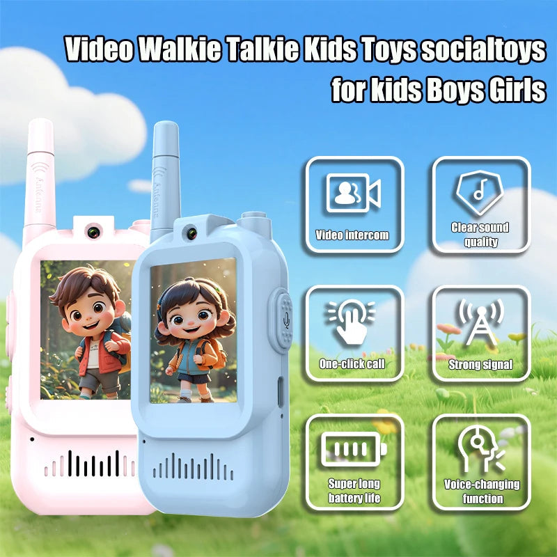 Children's 2 Pack Video Walkie Talkie