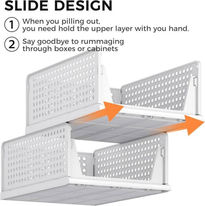 Stackable Plastic Drawer Organizer