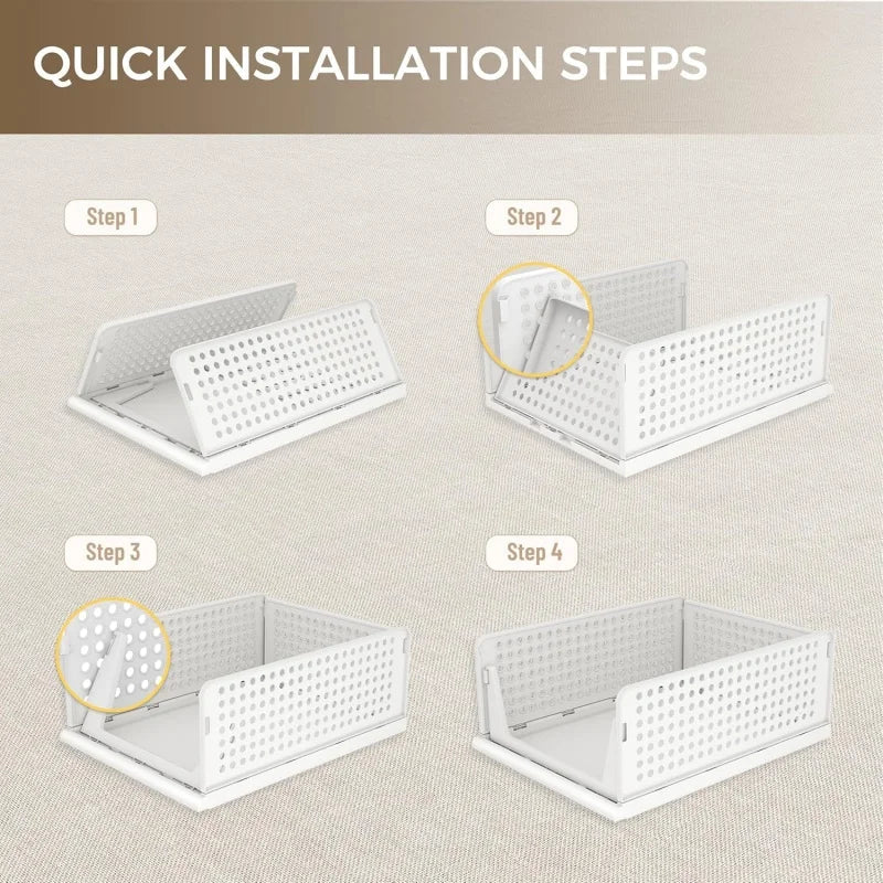 Stackable Plastic Drawer Organizer