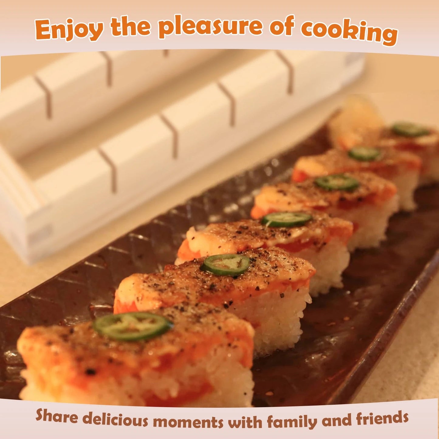 Wooden Sushi Maker Press Mold