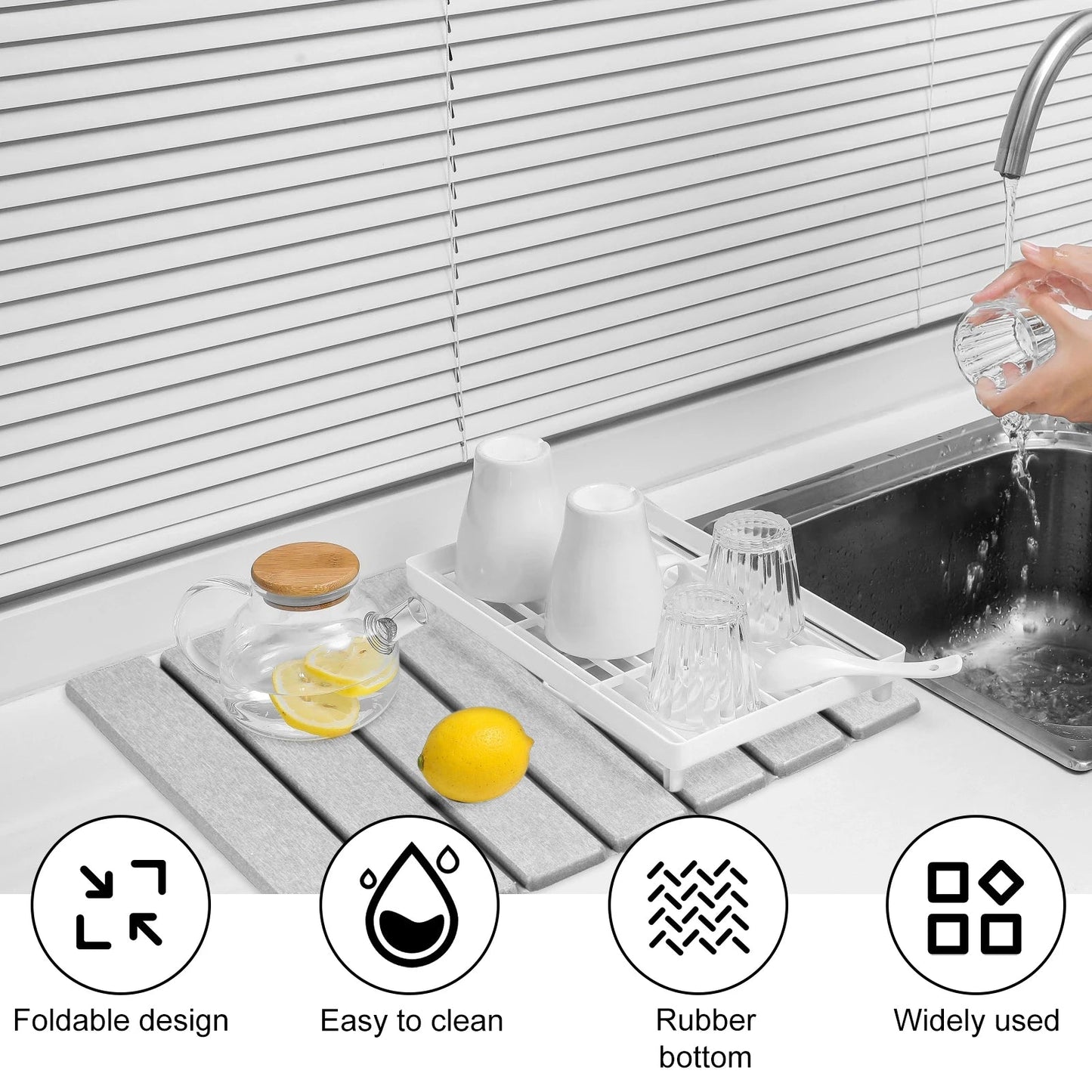 Diatomite Stone Dish Drying Mat