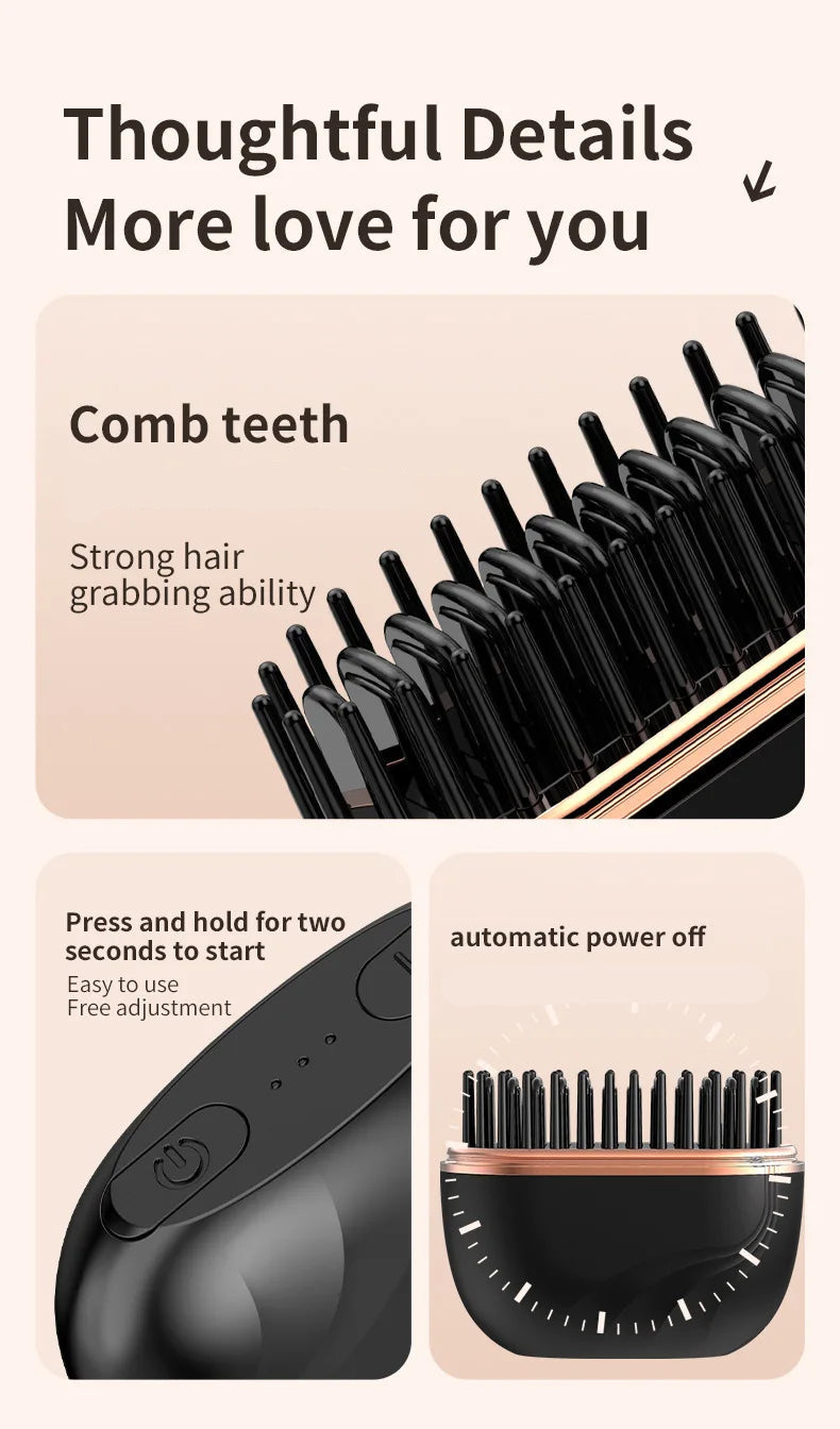 Wireless Ceramic Hair Straightener