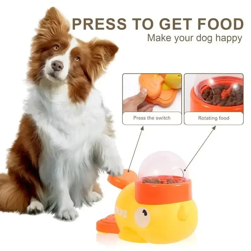 Interactive Duck Dog Puzzle Feeder