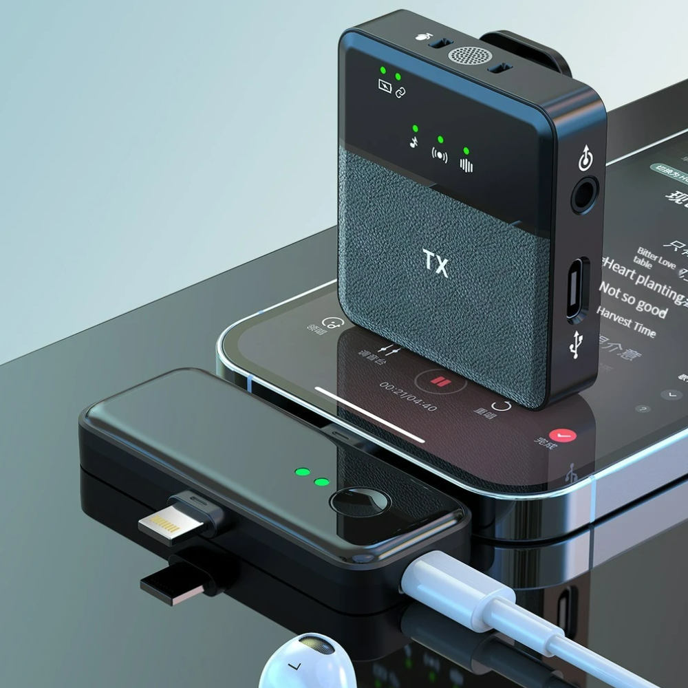 Wireless Bluetooth Lavalier Microphone