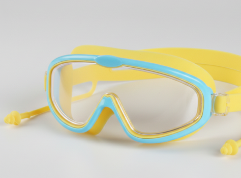 Kids Swim Goggles Anti-Fog Wide View