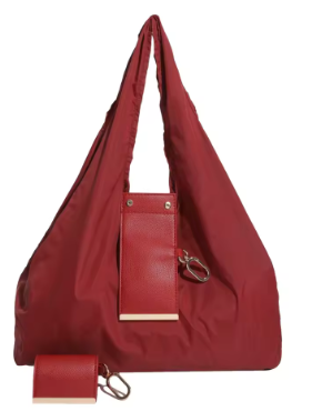 Mini Keychain Foldable Tote Bag