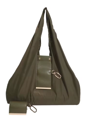 Mini Keychain Foldable Tote Bag