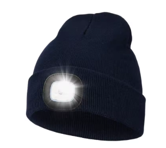 Rechargeable LED Beanie Hat for Winter