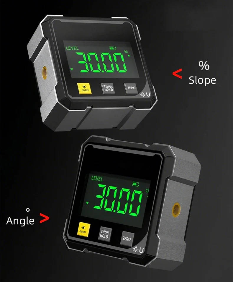 Digital Angle Gauge with Laser Level