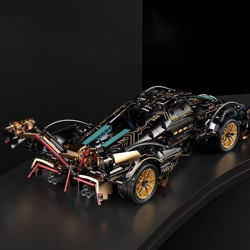 V12 Model Car Building Block Set 1082-Piece