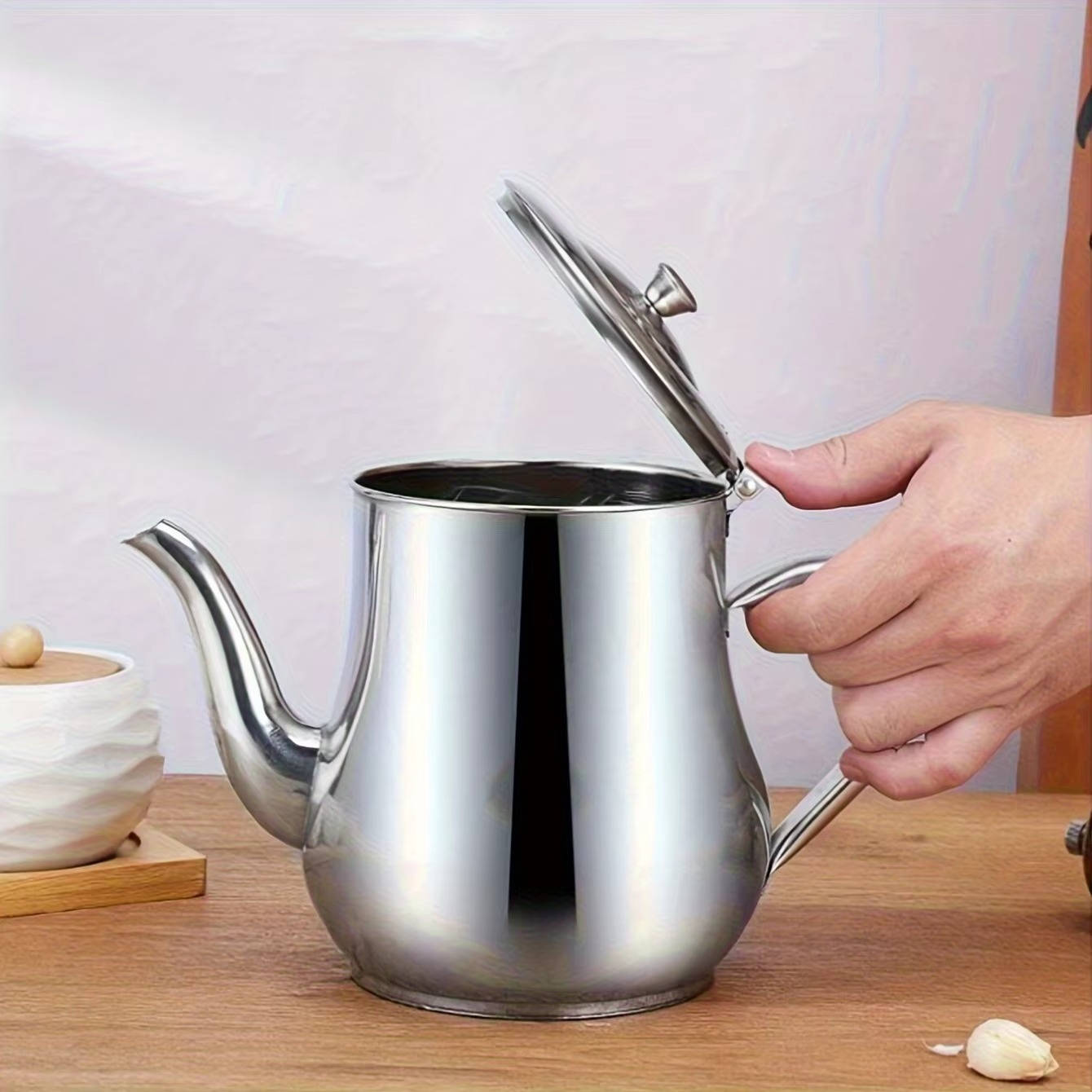 Bacon Grease Container with Strainer