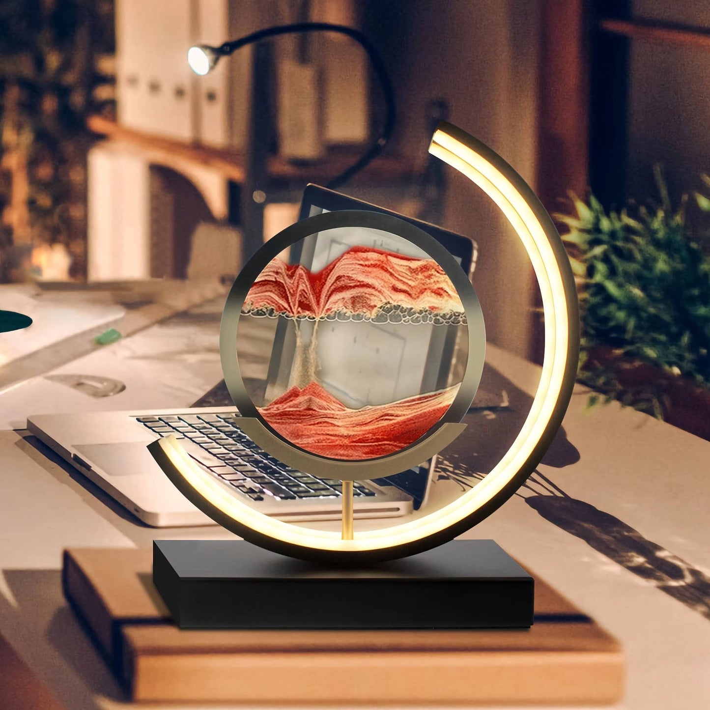 Moving Sand Art Desk Decoration
