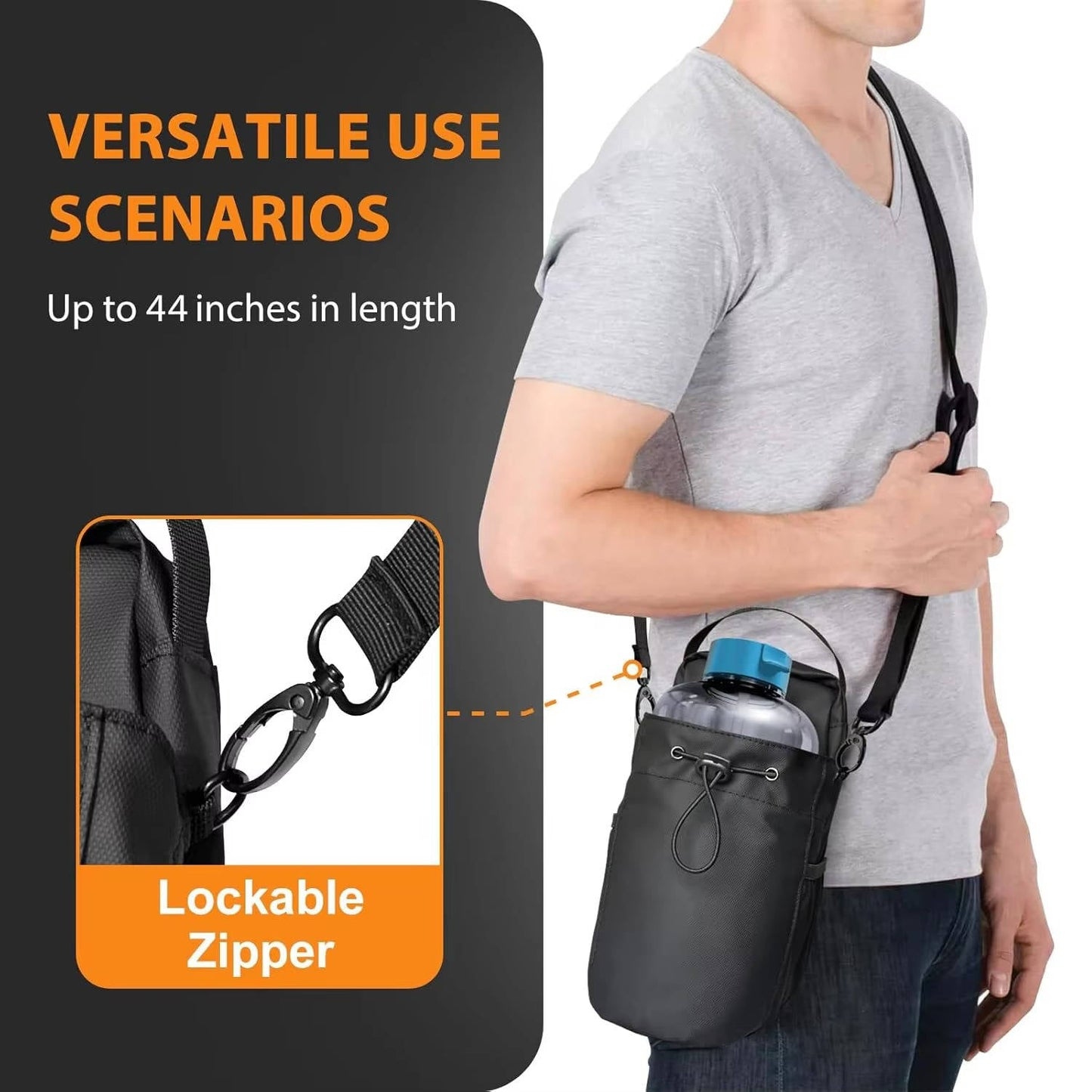 Compact Magnetic Closure Gym Bag