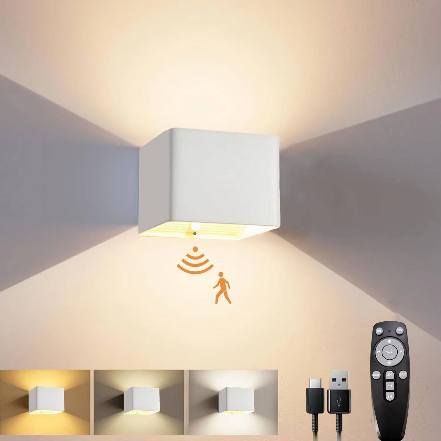 Indoor Wall Light Motion Sensor Remote