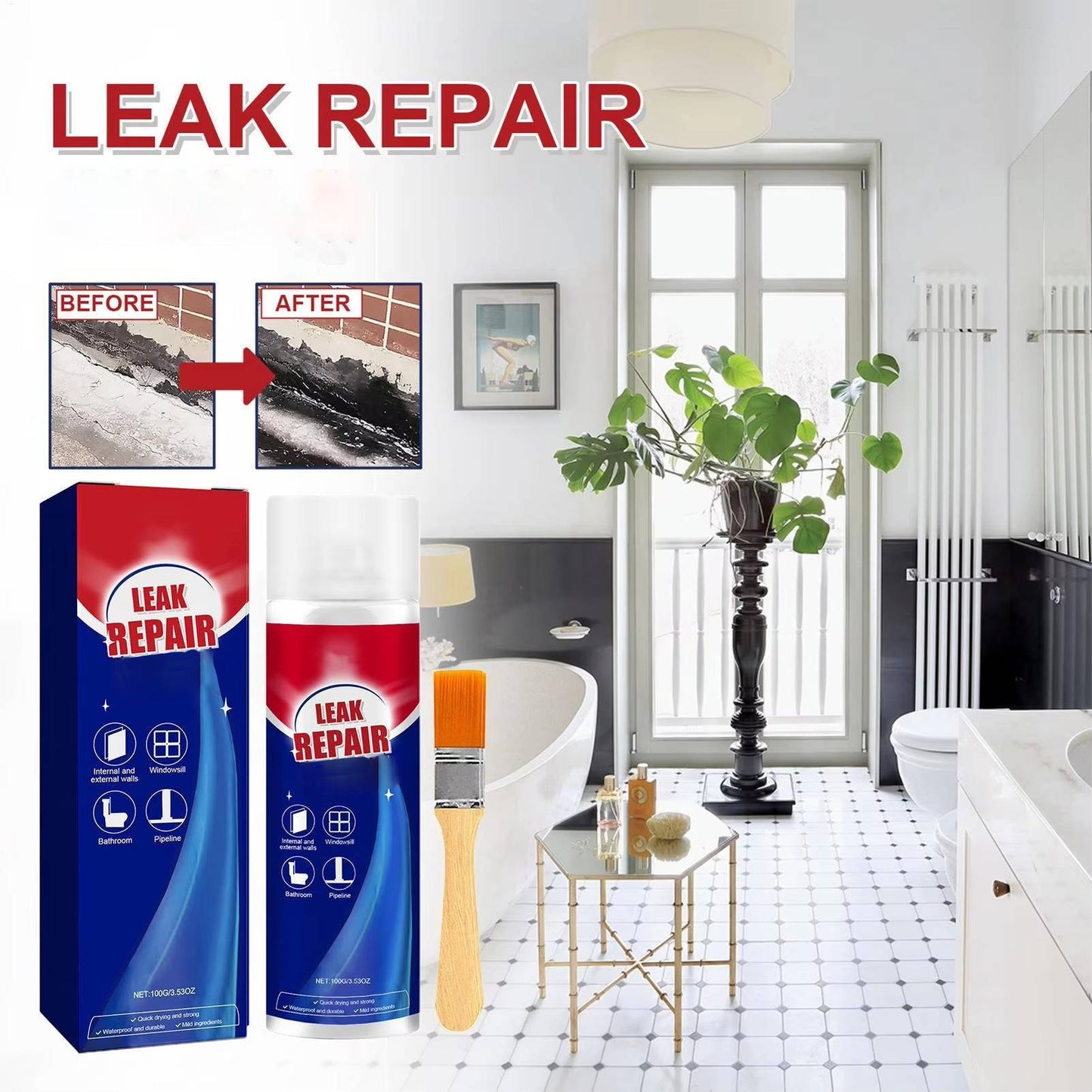Waterproof Sealant Spray 2-Pack