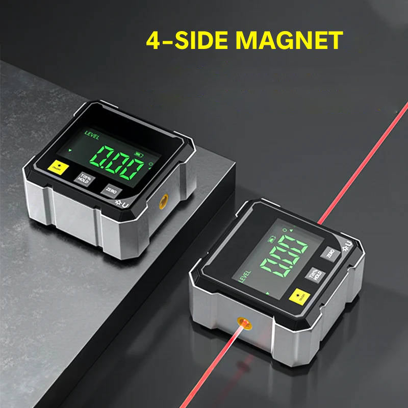 Digital Angle Gauge with Laser Level
