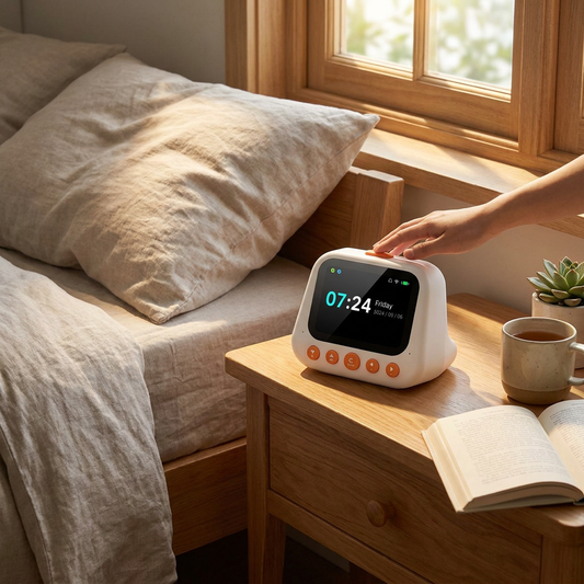 AI Smart Alarm Clock with Night Light