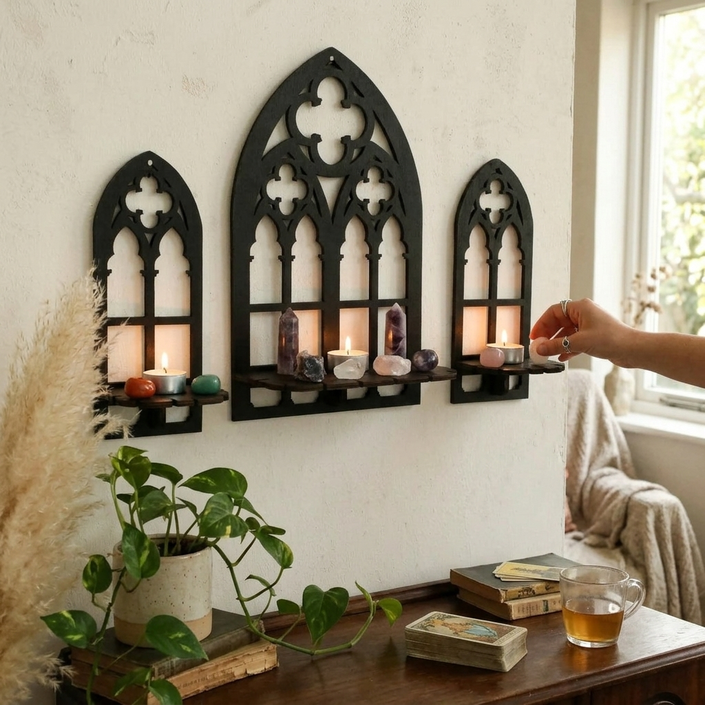 Gothic Wall Decor Set of 3 Dark Art Prints