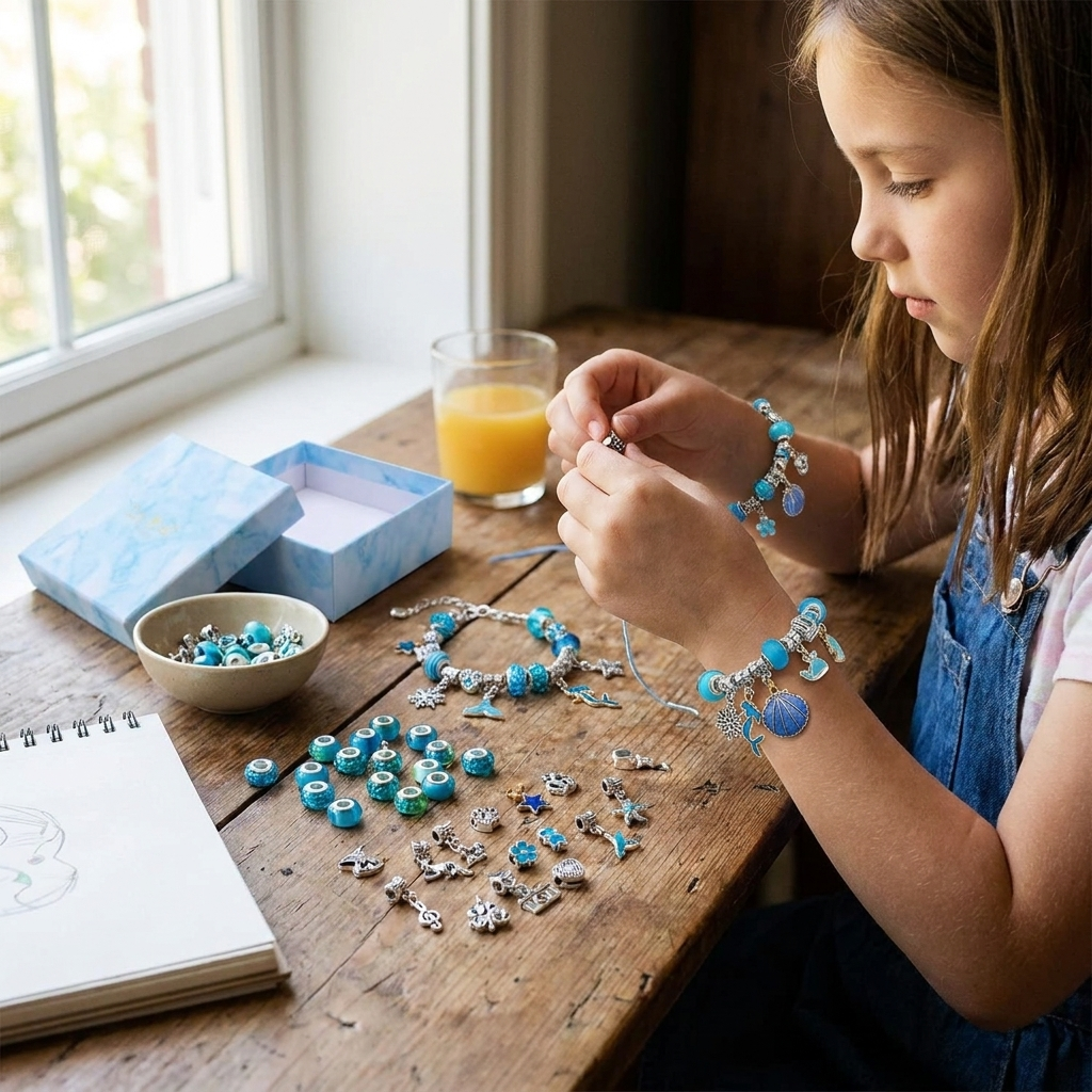 DIY Jewellery Making Craft Set Beading Kit