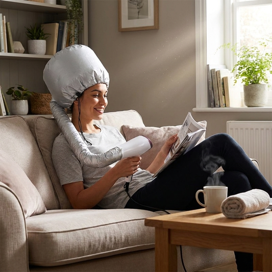 Portable Hair Bonnet Dryer Cap Soft Hood