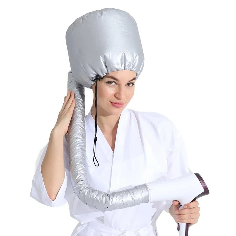 Portable Hair Bonnet Dryer Cap Soft Hood