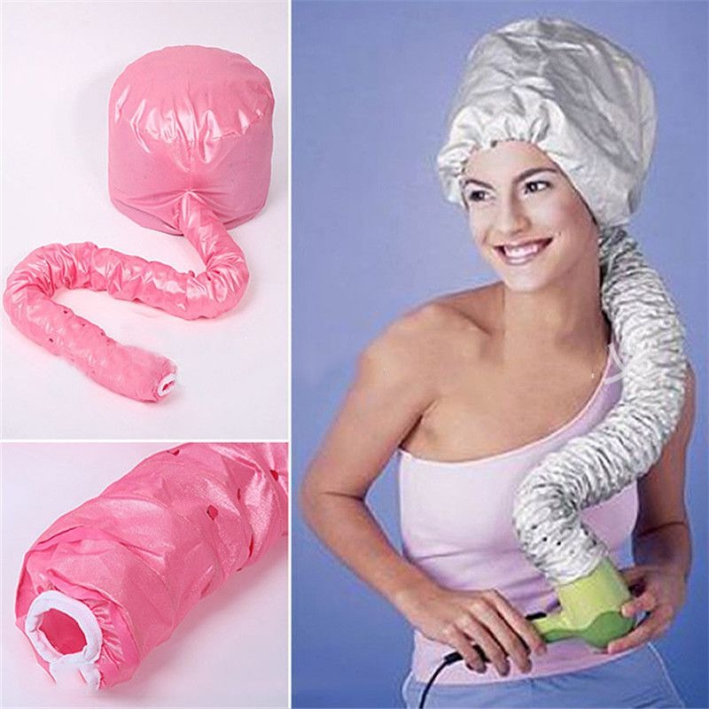 Portable Hair Bonnet Dryer Cap Soft Hood