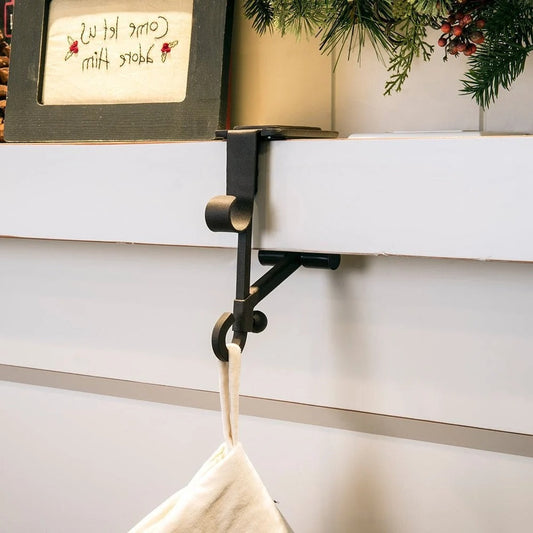 Adjustable Fireplace Stocking Hanger Set