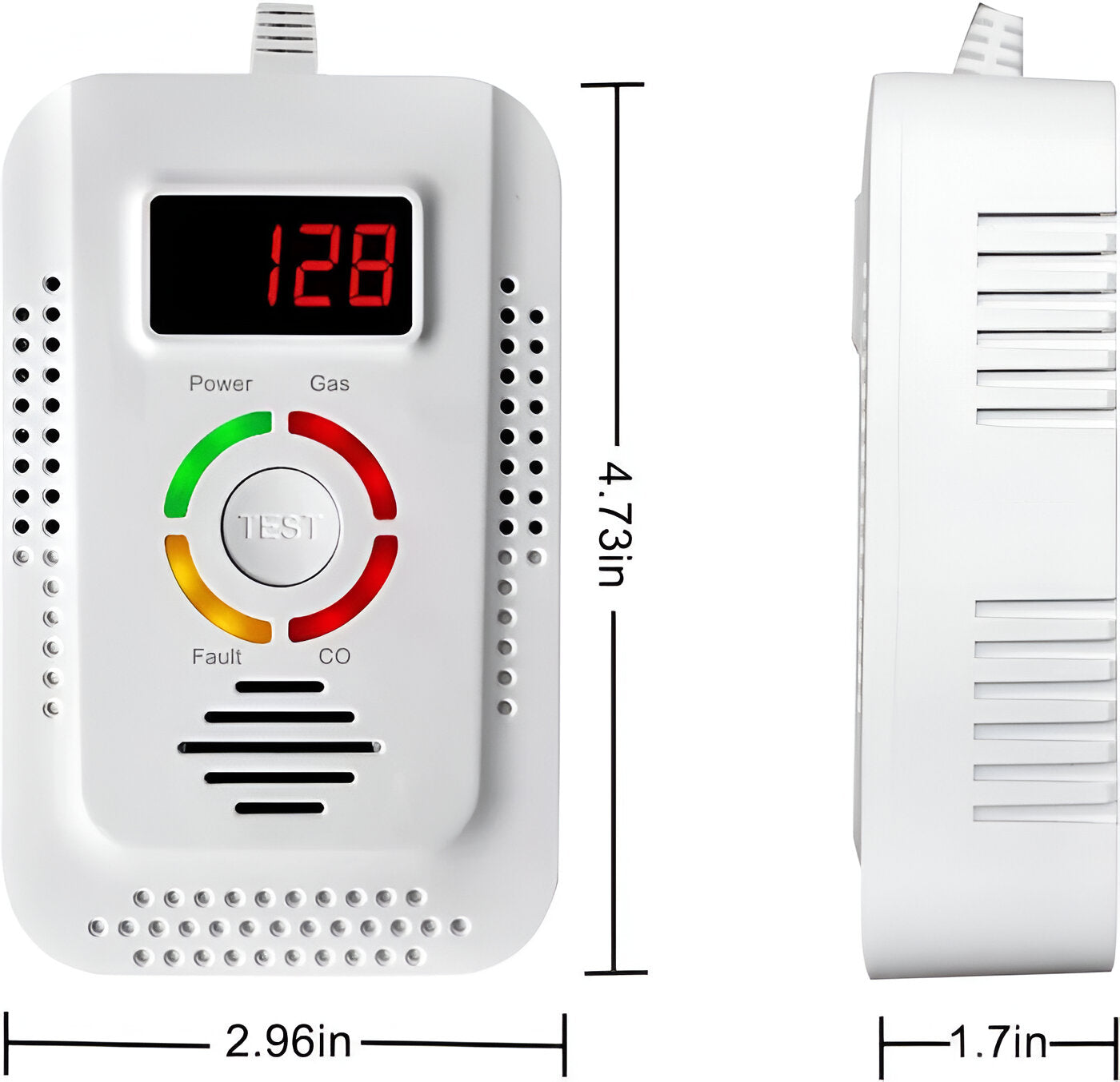 Plug-In Home Gas & CO Safety Detector