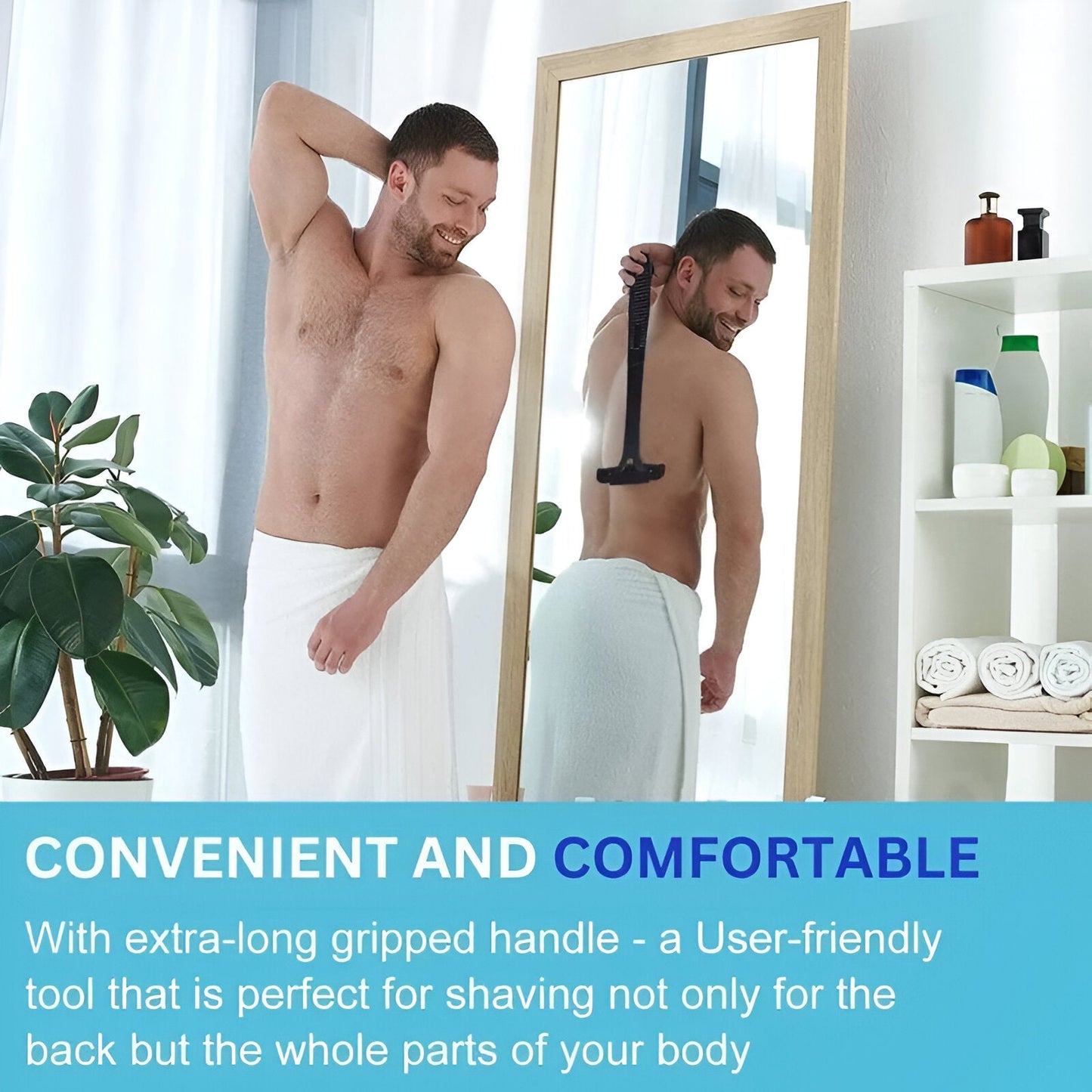 Men's Extended-Reach Back Shaver