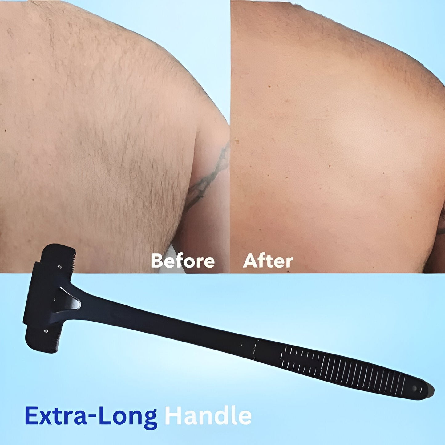 Men's Extended-Reach Back Shaver