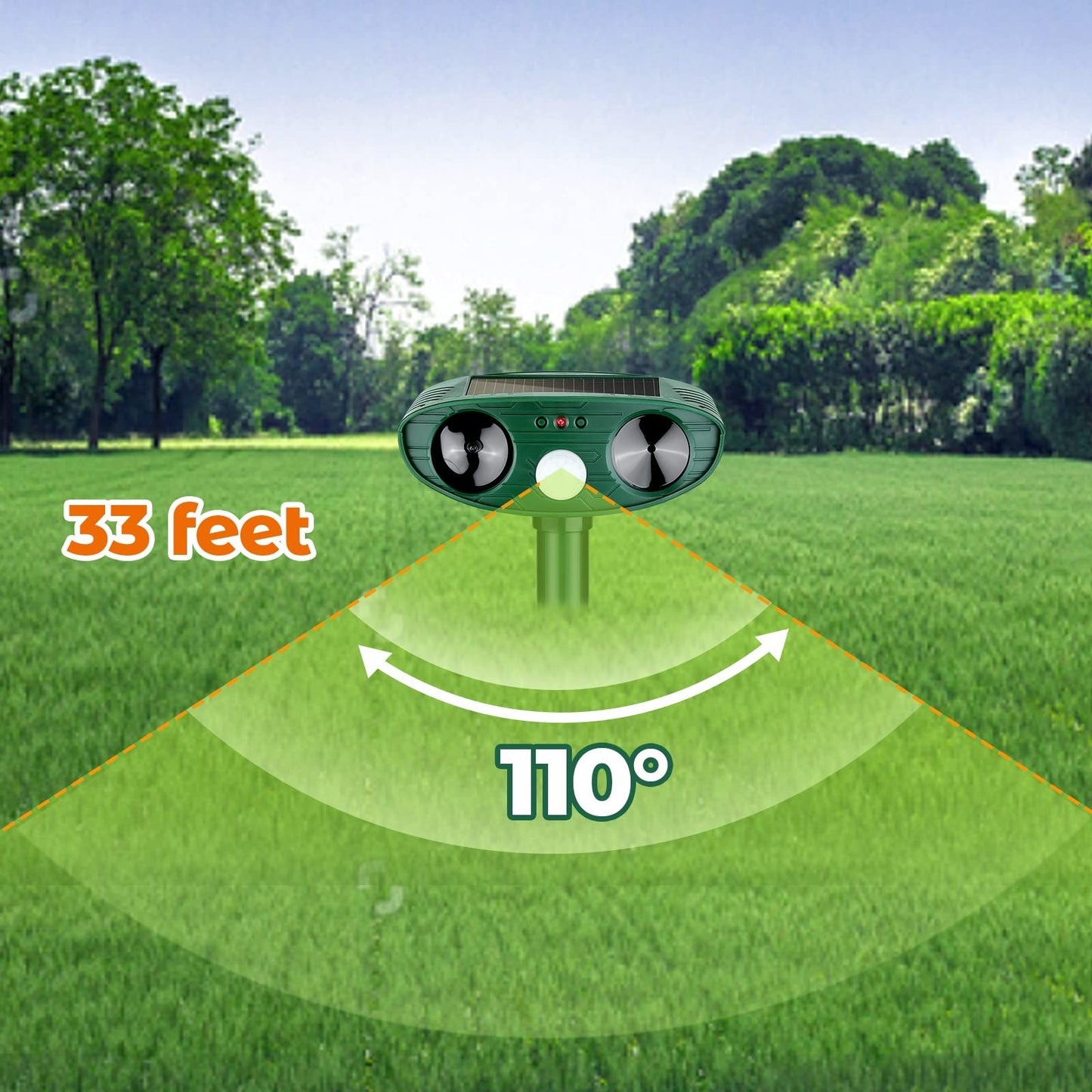 Ultrasonic Solar Woodpecker Repellent