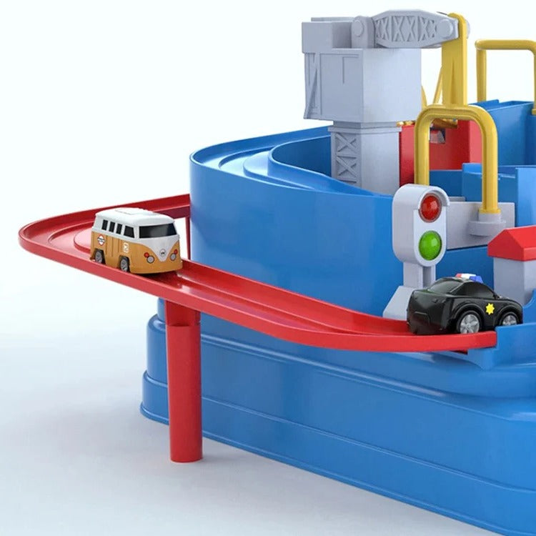 Children's Mechanical Vehicle Track Game Set