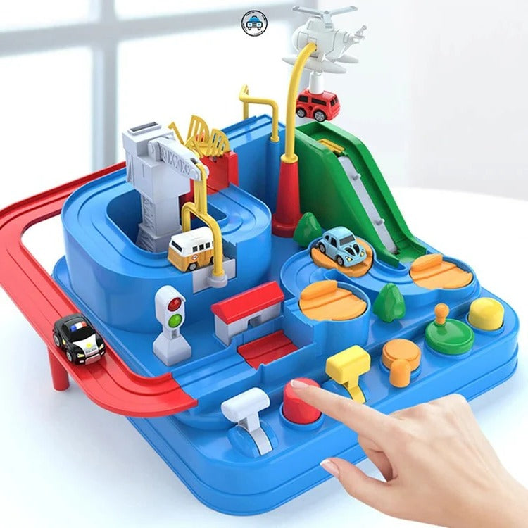 Children's Mechanical Vehicle Track Game Set