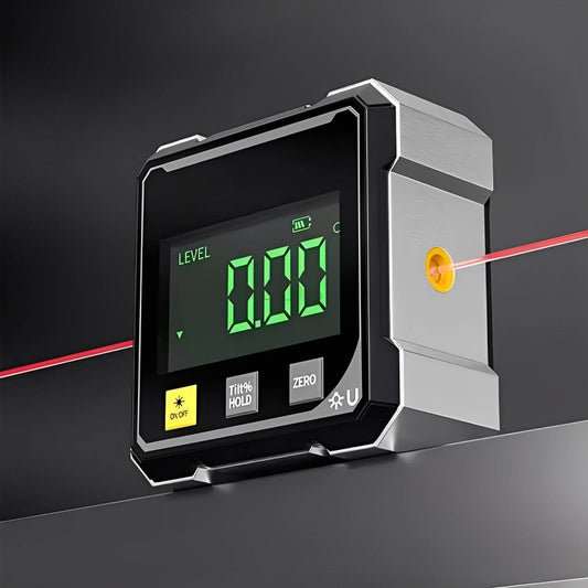 Digital Angle Gauge with Laser Level