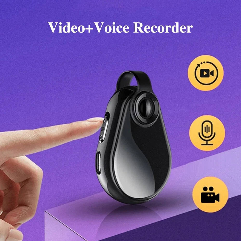 Hidden Camera Necklace with Audio & Video
