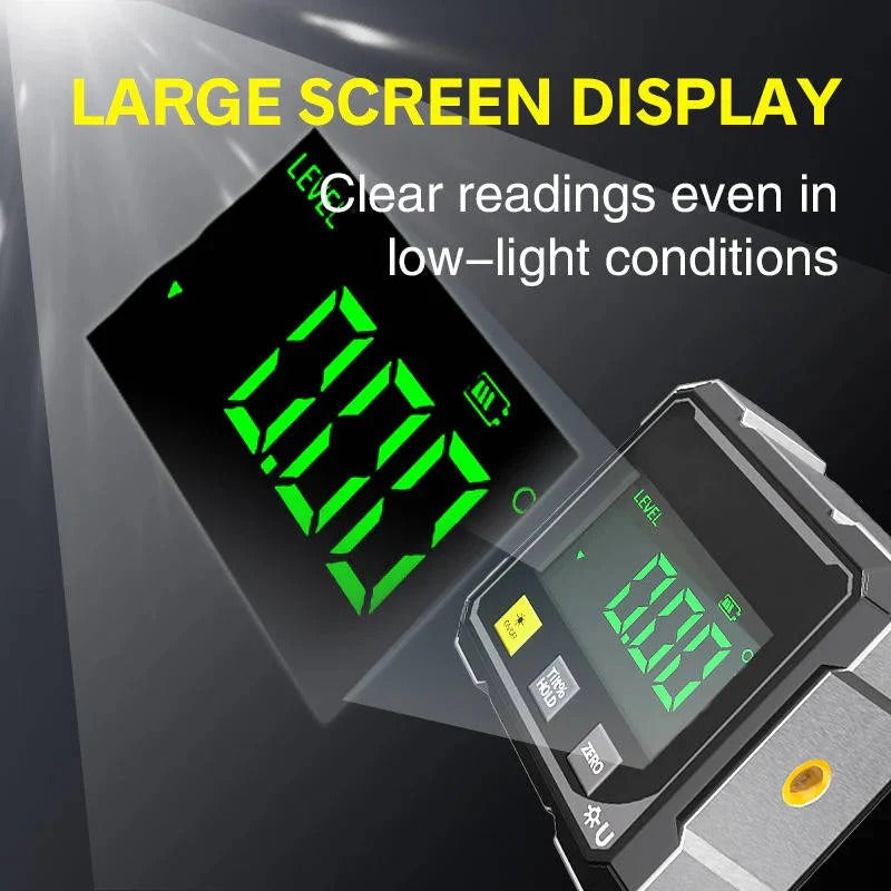 Digital Angle Gauge with Laser Level